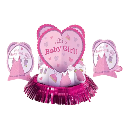 Baby Shower Girl tafeldecoratie kit (23 stuks)
