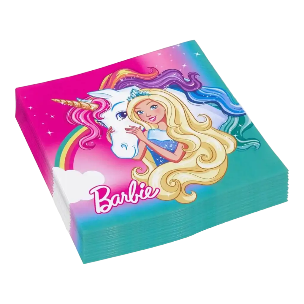 Barbie Dreamtopia papieren handdoekjes (set van 20)