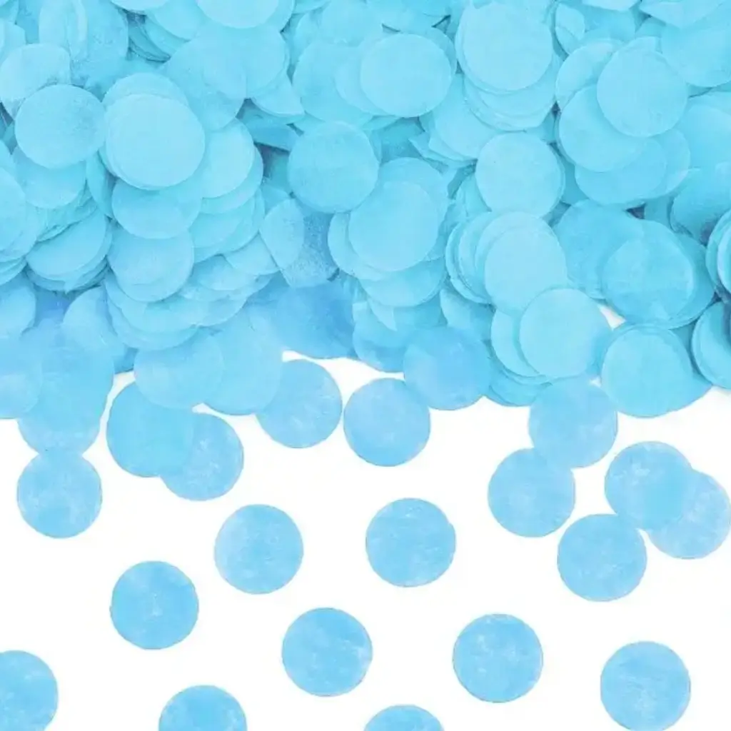 Gender Reveal Reuze Confetti Kanon Blauw
