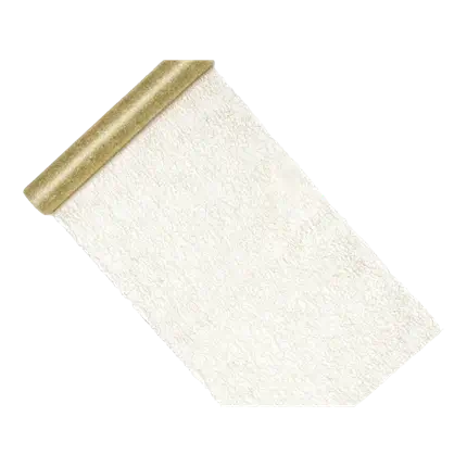 Tafelloper in goudgaas 0,36x9m