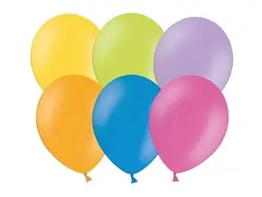 Set van 5 Gemengde Kleuren Ballonnen Veelkleurig
