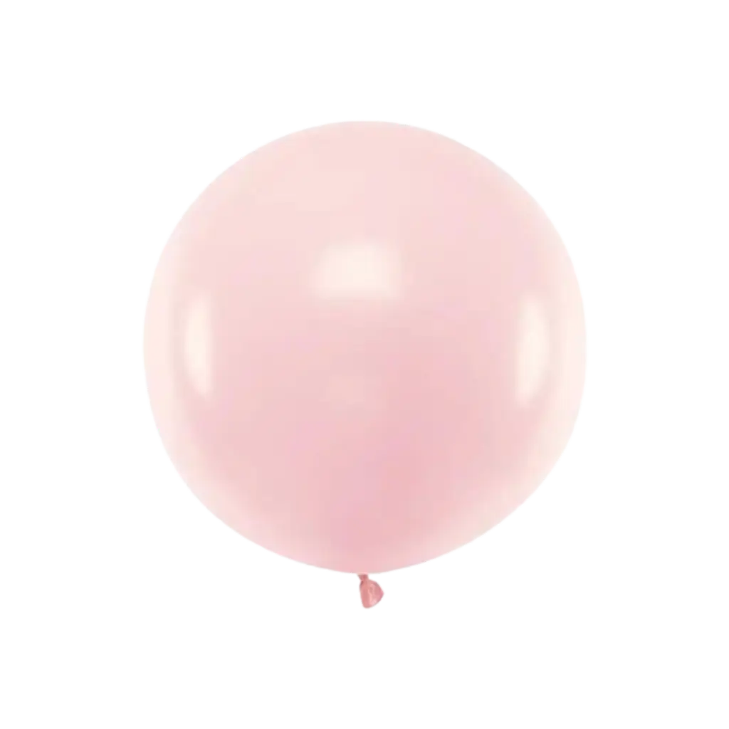 Ronde ballon Licht Roze Pastel ø60cm