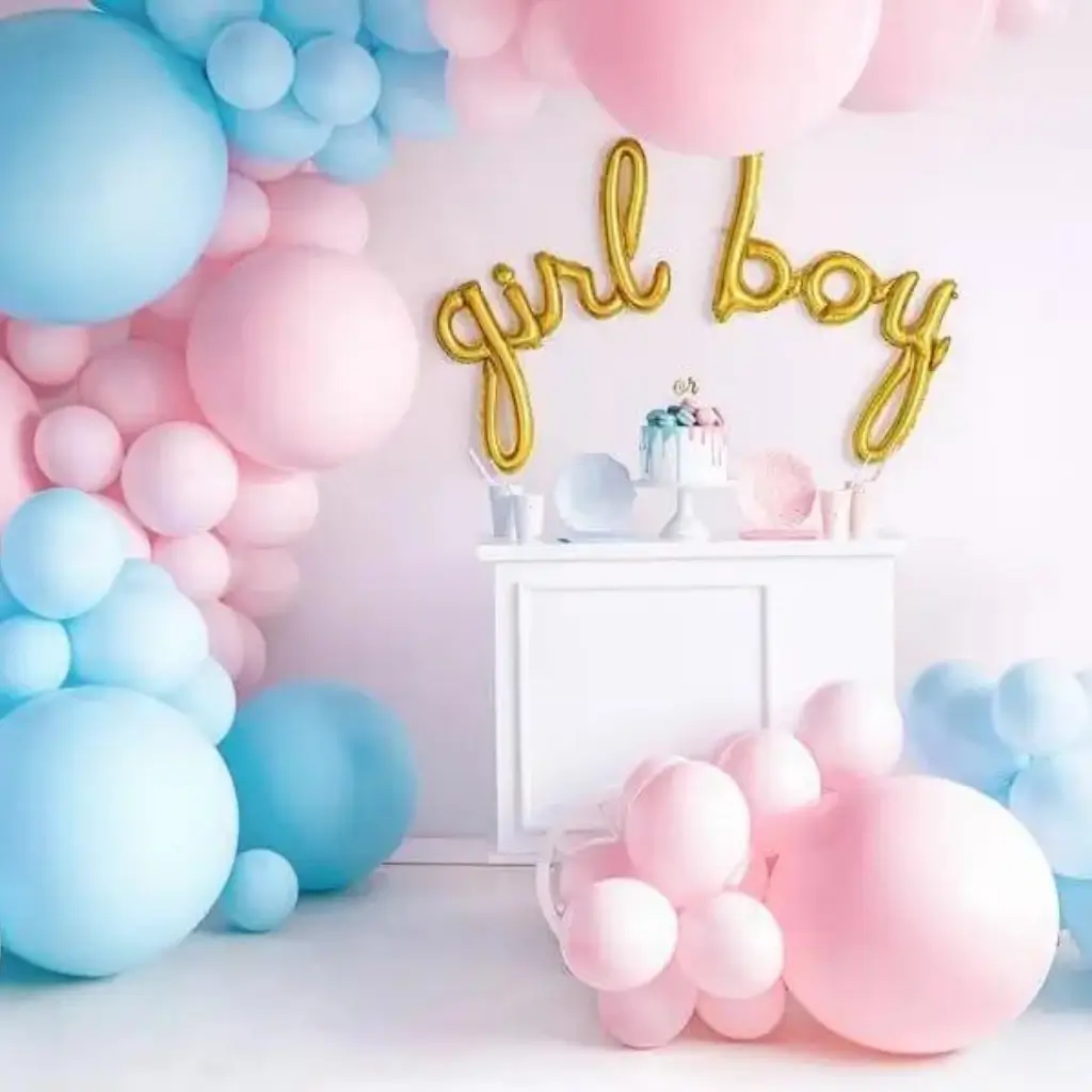 Ronde ballon Lichtblauw Pastel ø60cm