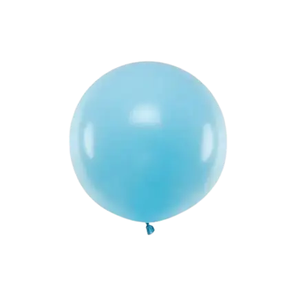 Ronde ballon Lichtblauw Pastel ø60cm