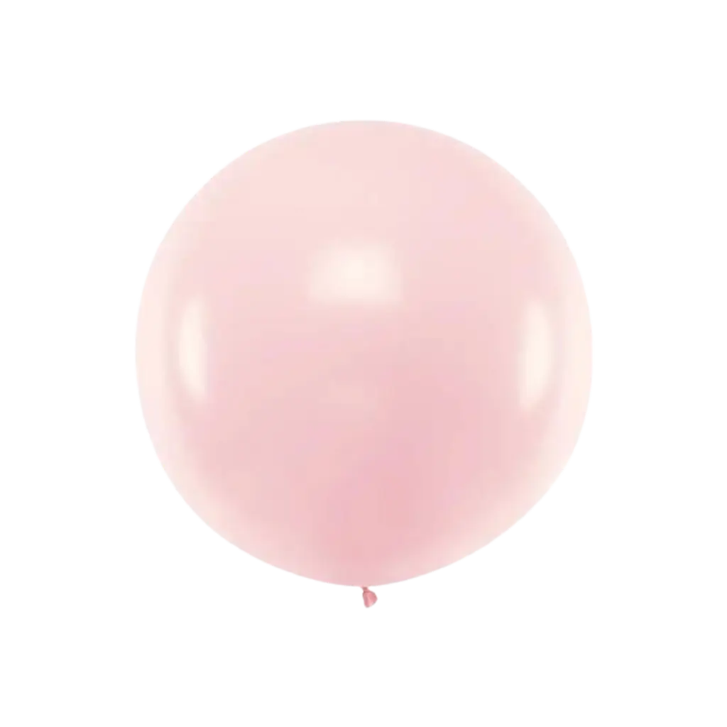 Reuze ronde ballon Licht Roze Pastel ø100cm