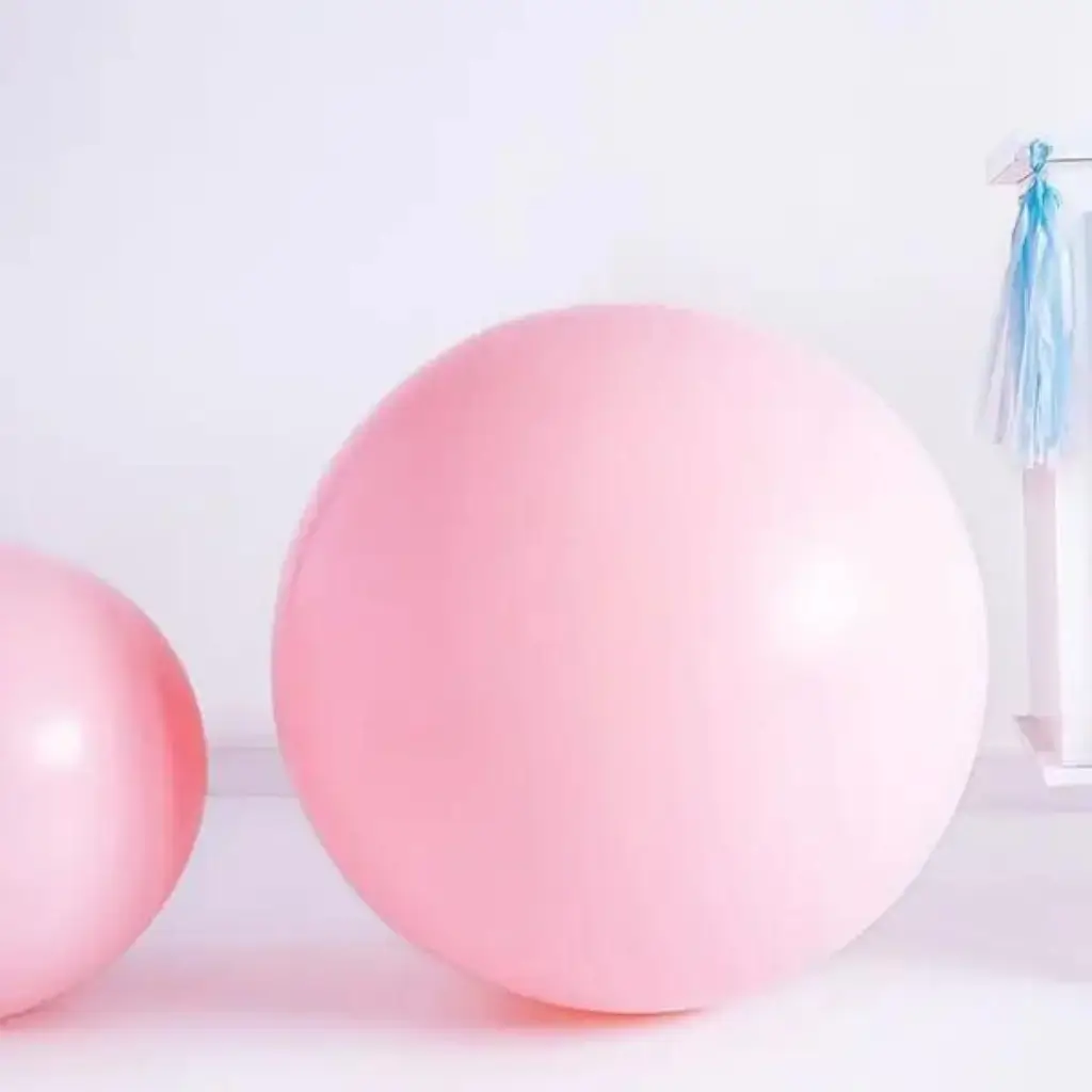 Reuze ronde ballon Licht Roze Pastel ø100cm