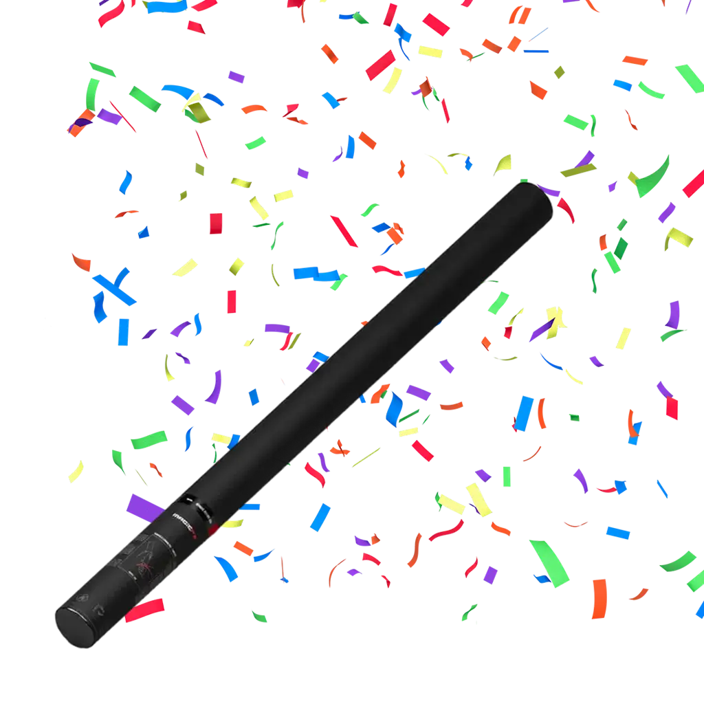 Handmatig confetti pistool 100% biologisch afbreekbaar 80cm