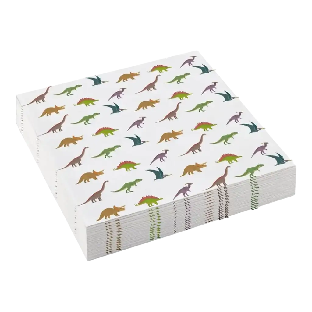 Happy Dinosaur Paper Towel (Set van 20)