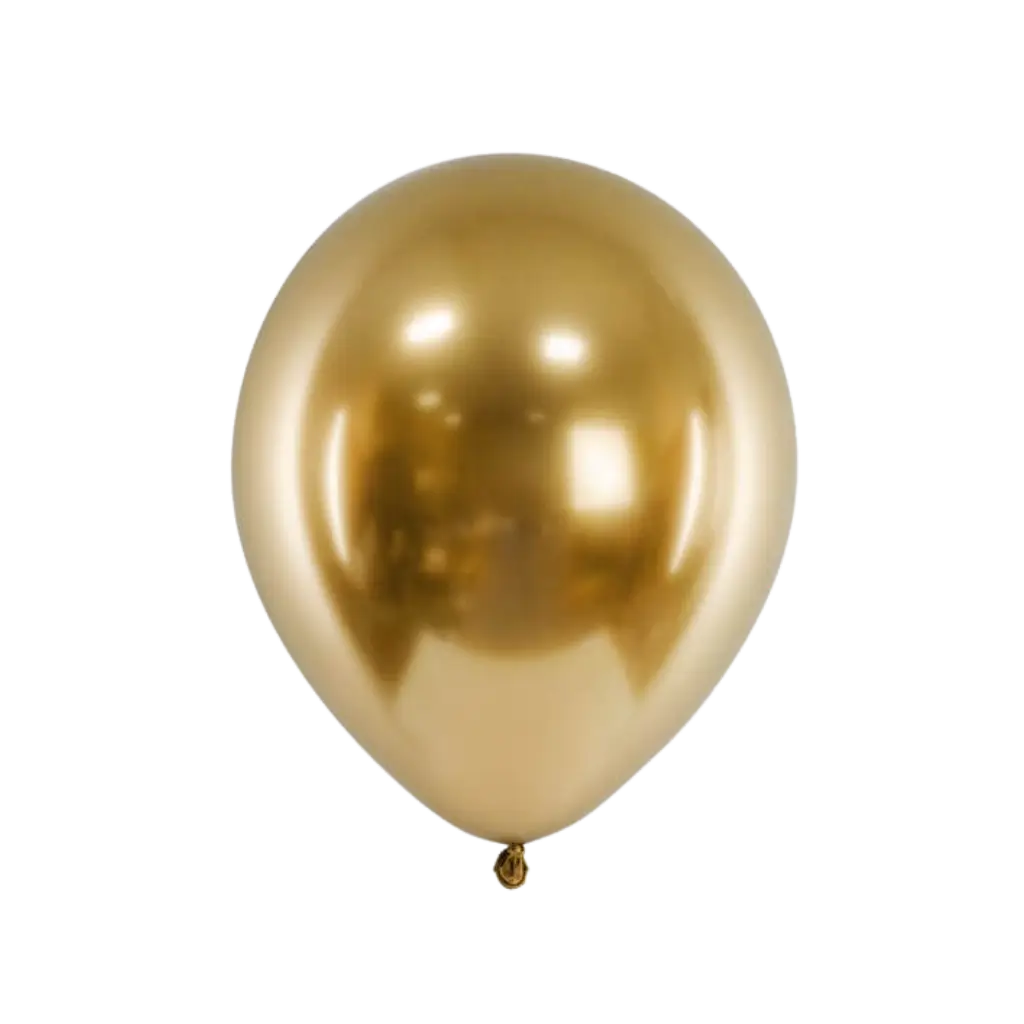 50 gouden glitterballonnen