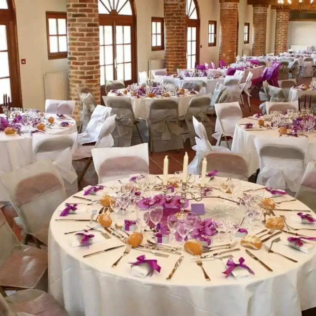 Rond wit non-woven tafelkleed ø240cm