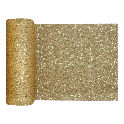 Tafelloper Goud Glitter 5 meter