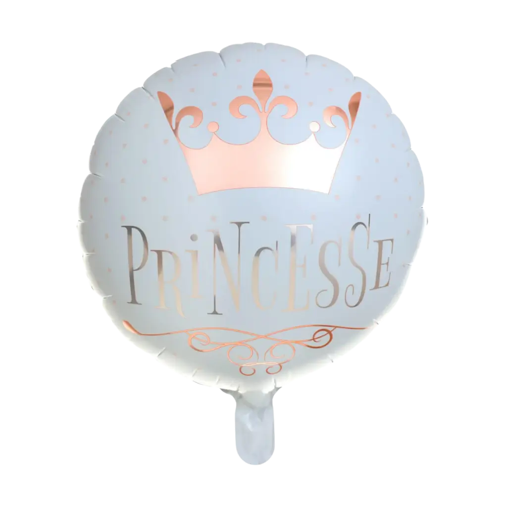 Princess Ballon Roze Goud ø 45cm