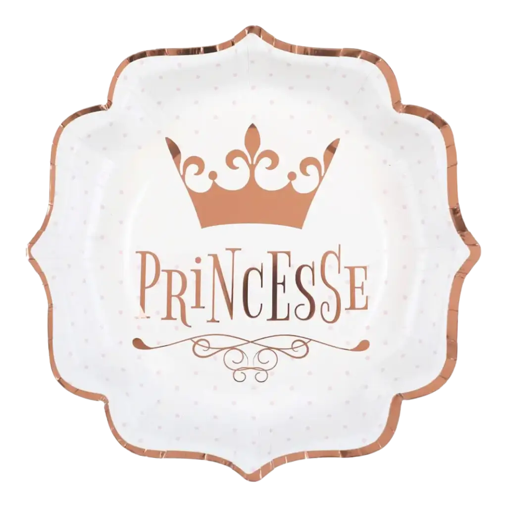 Princess Rose Gold bord (set van 10)