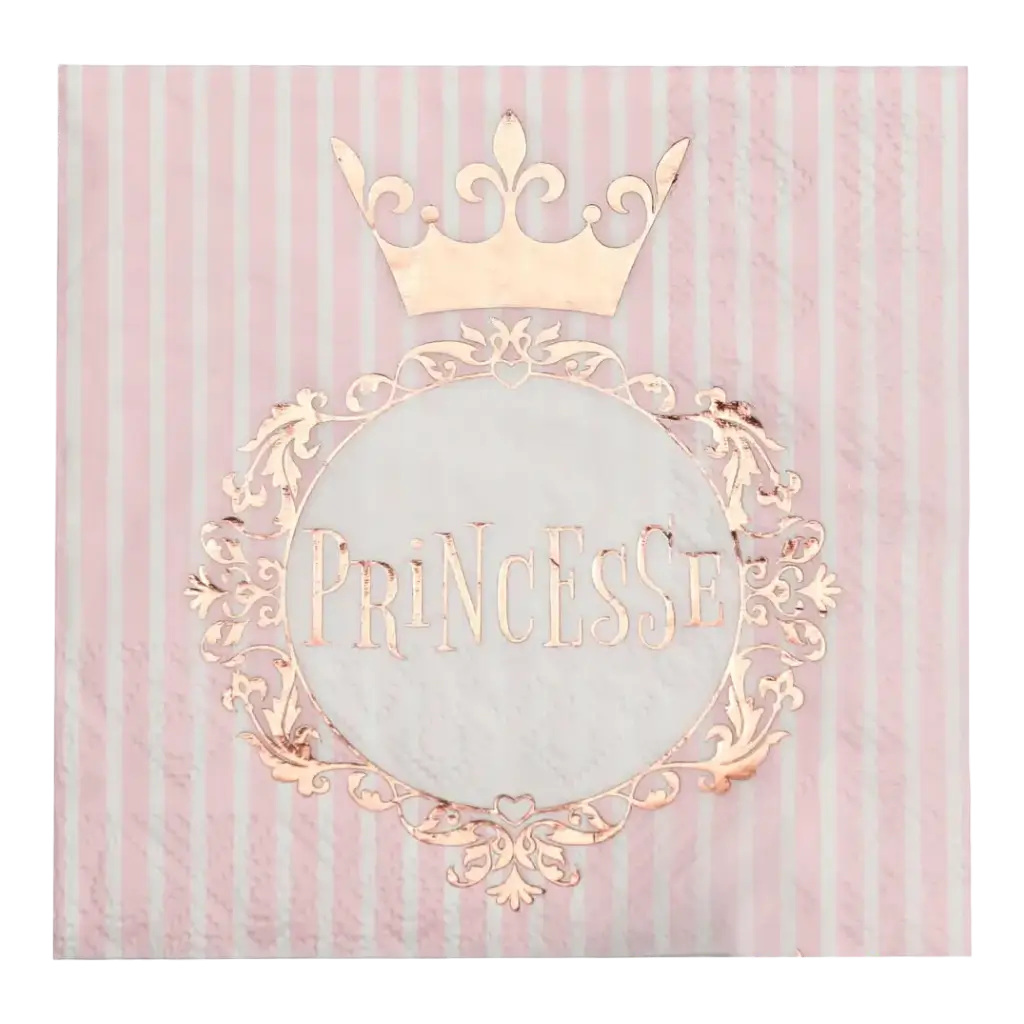 Princess Roze Gouden Handdoek (Set van 20)