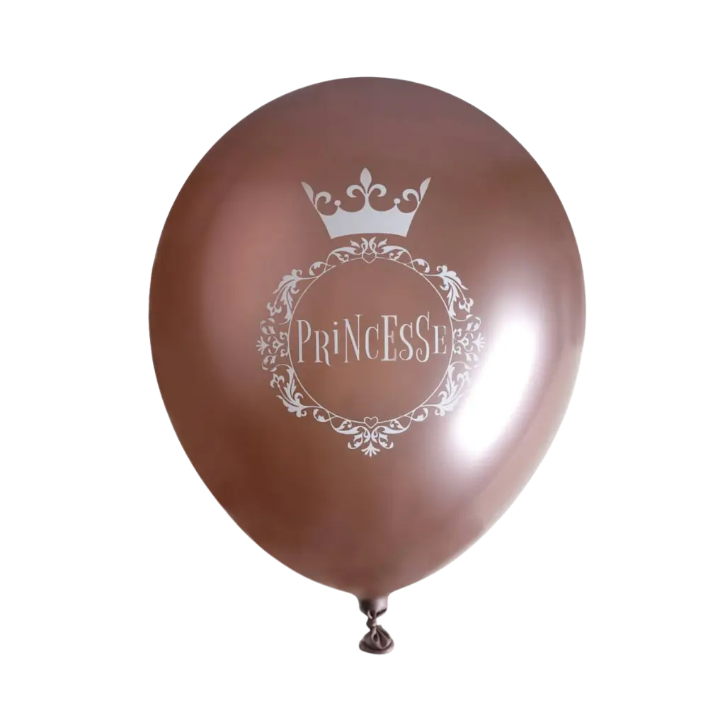 Prinses Roze Goud Ballon ø 30cm (set van 6)