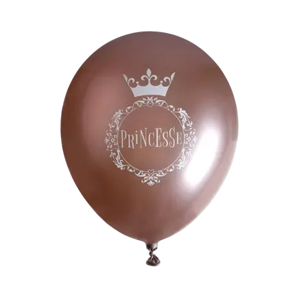 Prinses Roze Goud Ballon ø 30cm (set van 6)