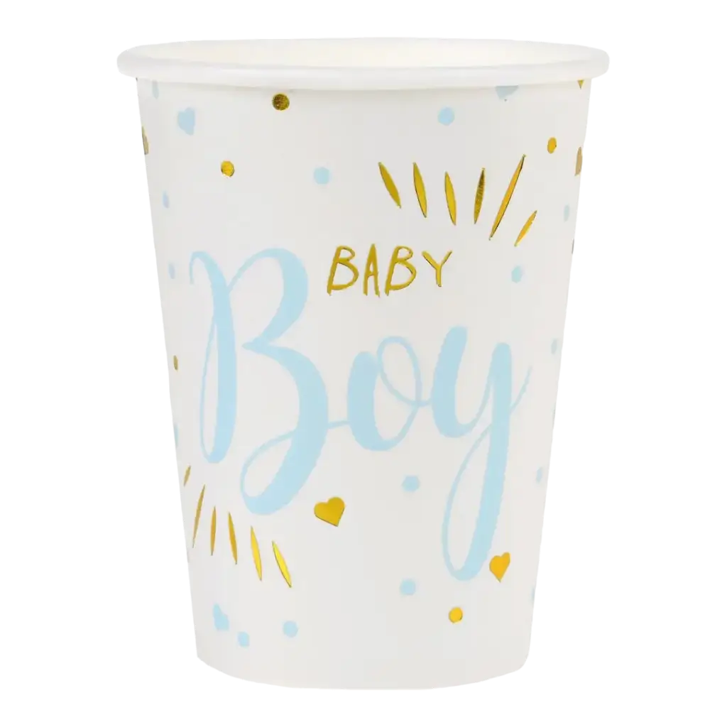 Baby Shower Boy Cup Blauw (set van 10)