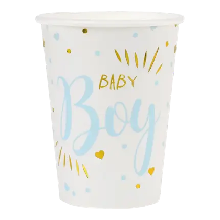 Baby Shower Boy Cup Blauw (set van 10)