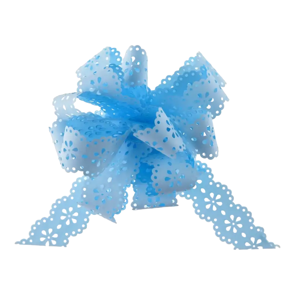 Automatische bloemenboog blauw (set van 5)