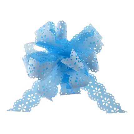 Automatische bloemenboog blauw (set van 5)