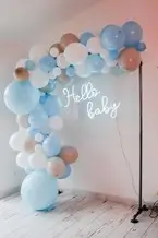 Babyshower ballonboog blauw