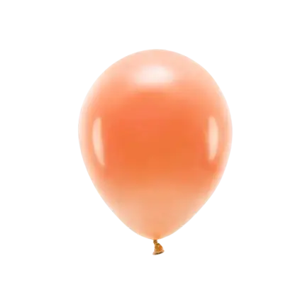 Set van 10 oranje biologisch afbreekbare ballonnen