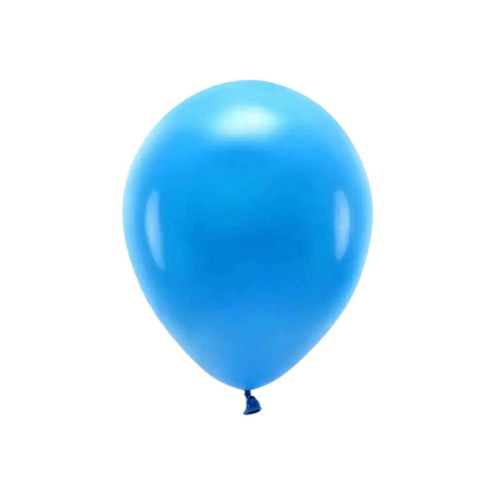 Set van 10 blauwe biologisch afbreekbare ballonnen