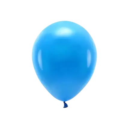 Set van 10 blauwe biologisch afbreekbare ballonnen