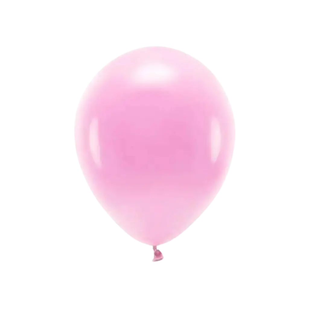 Set van 10 biologisch afbreekbare ballonnen Licht Roze