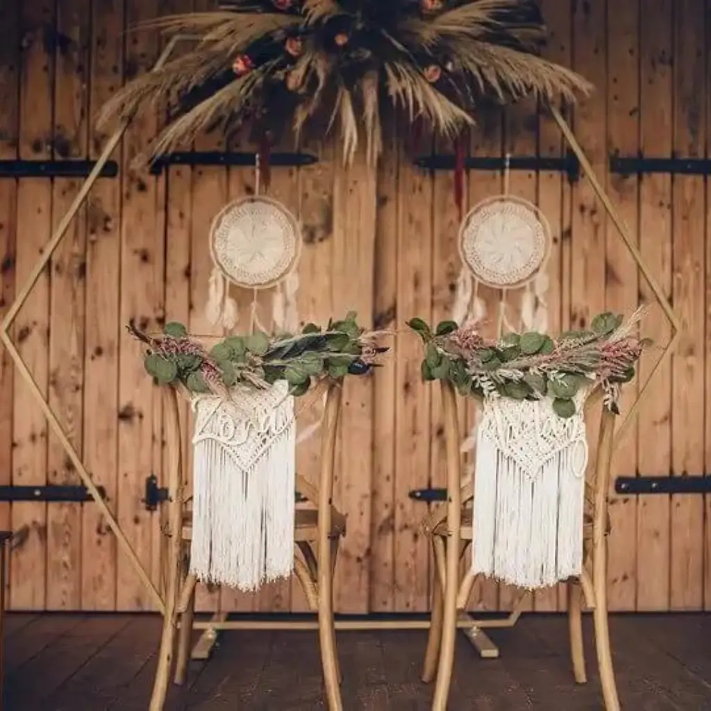 Gouden metalen ballonboog structuur ø 2m