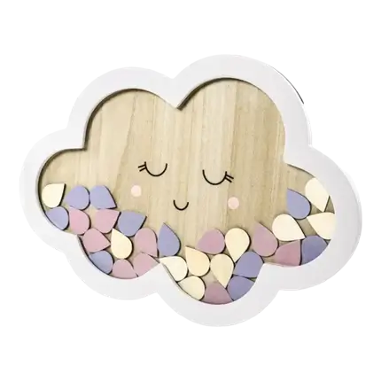 Gastenboek Houten Wolken Formulier