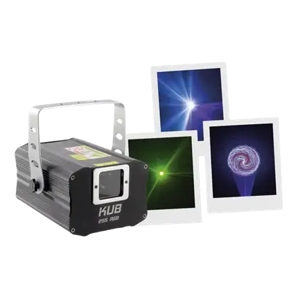 VEELKLEURIGE LASERMACHINE - KUB 255 RGB - BOOMTONE DJ