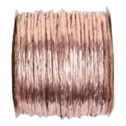 Roségoud metallic koord - 20 m