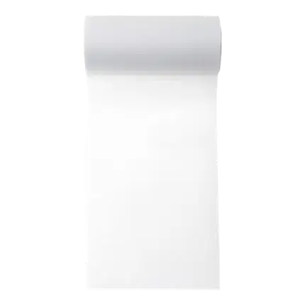 Niet-geweven tape effen wit - 10m*10cm