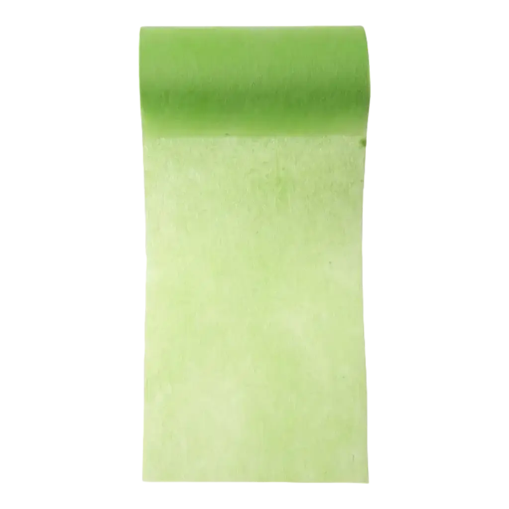 Niet-geweven tape effen groen - 10m*10cm