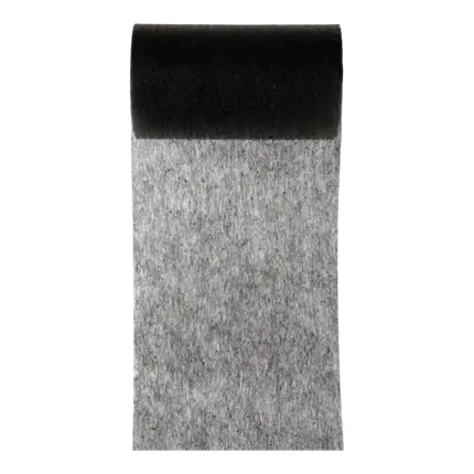 Vlieseline zwart - 10 meter