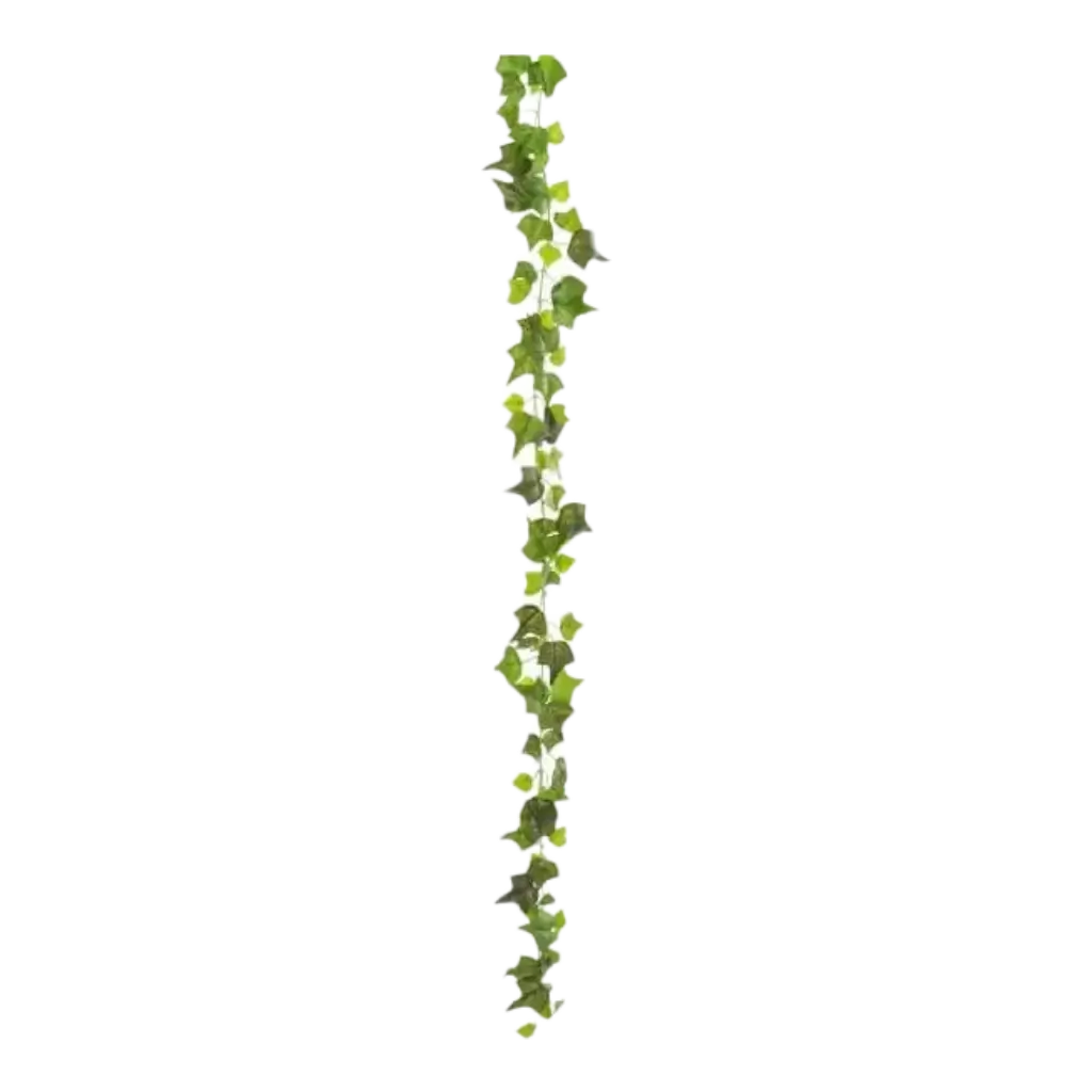 Klimop slinger in groene stof - 1m90