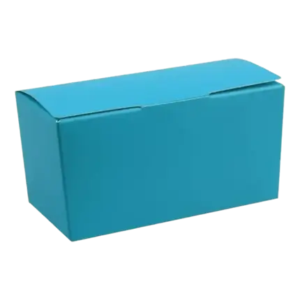 Effen Turquoise Ballotin 50g - Set van 25