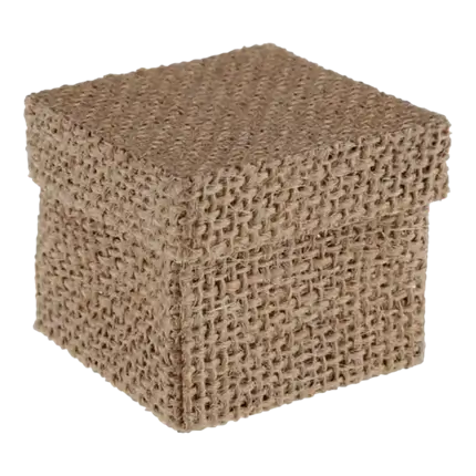 Jute geschenkdozen - set van 4