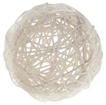 Witte ROTIN bal - ø 15cm