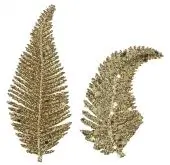  Gouden glitter decoratieblaadjes - Set van 6