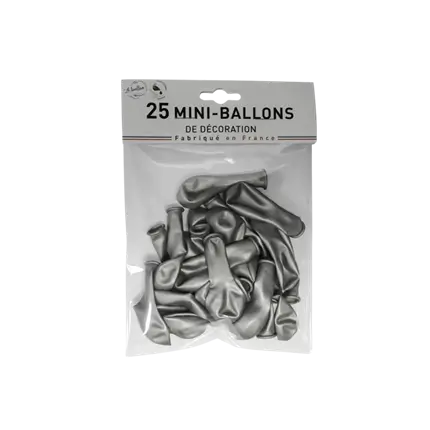 ZILVER MINI BALL (sets van 25)