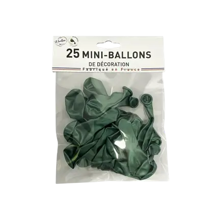 GROENE METAL MINI BALL (set van 25)