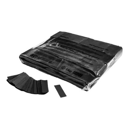 1KG zwarte confetti zak