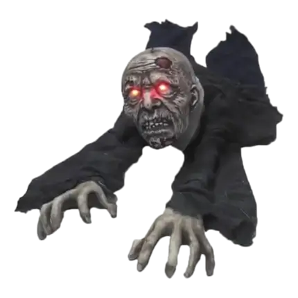 ZOMBIEKRUIPER MET GELUID EN ANIME - 140CM