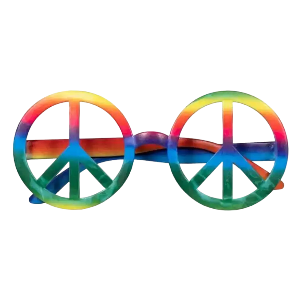 Veelkleurige hippie glazen (set van 3)