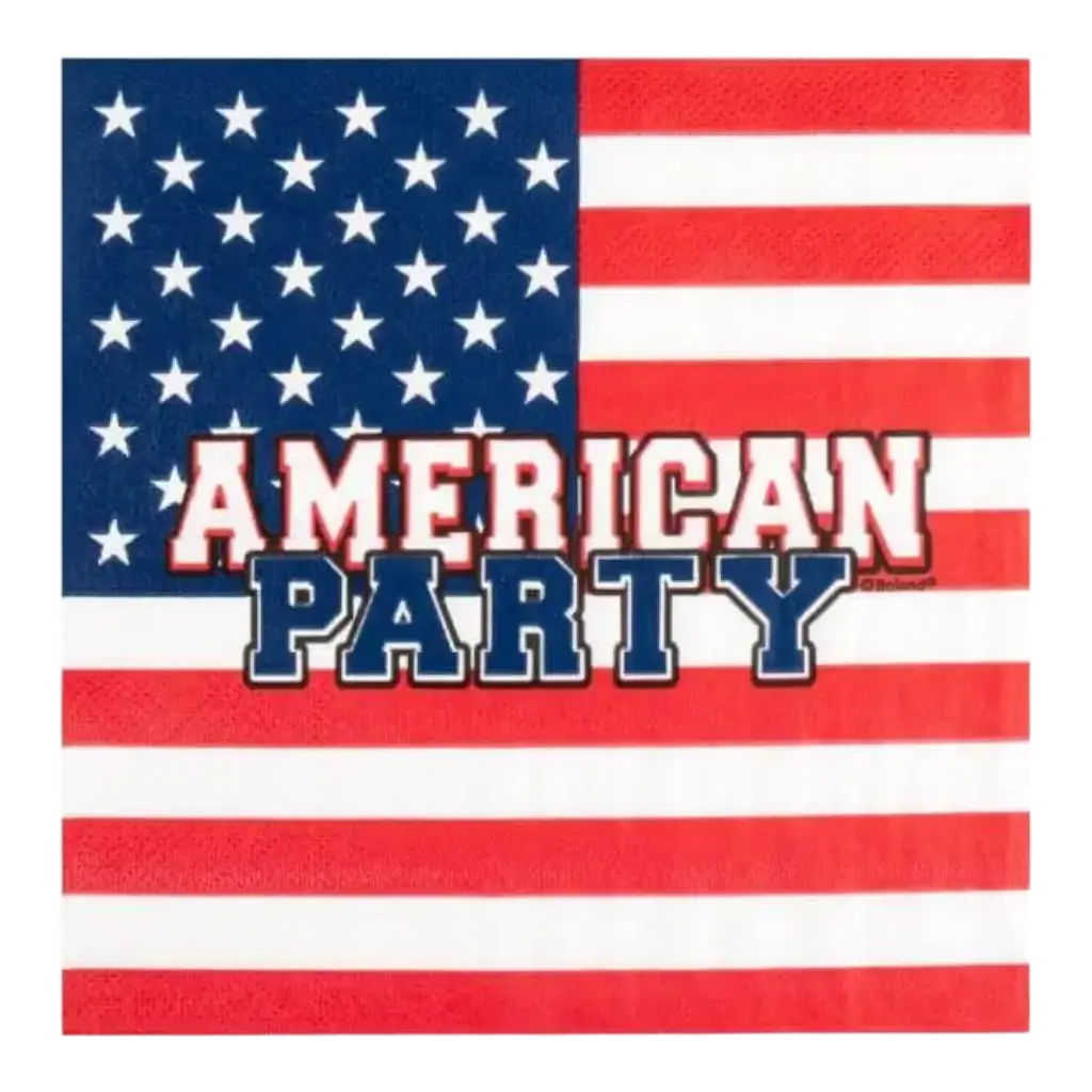 Amerikaanse feestdoeken (set van 20)