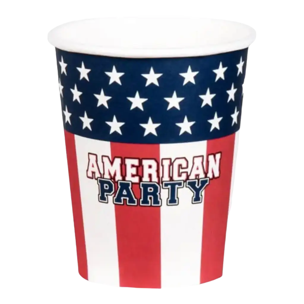 Amerikaanse feestbekers (set van 10)