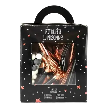 Rose Gold Cotillion Kit 10 Personen