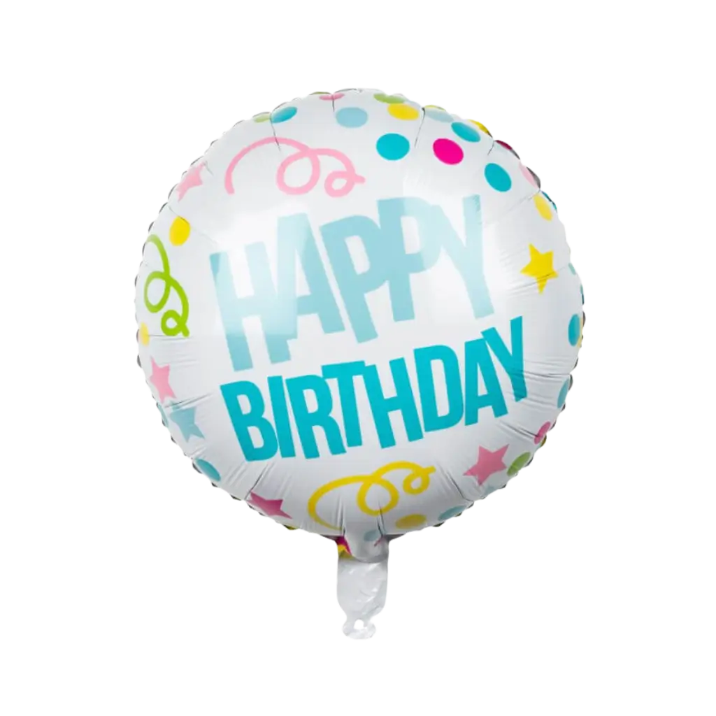 Gelukkige Verjaardag Kleurfeest Ballon